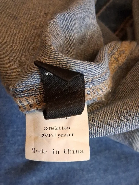 STYLEWE Light Blue Denim Dress with Label Detail. Size Large - Picture 11 of 11